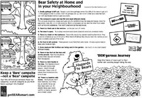 Bear Smart placemat for kids