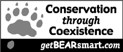 Bumper Sticker - Conservation though Coexistence - Get Bear Smart