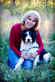 Sylvia Dolson & her canine companion, Kia