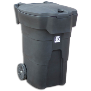 bear-resistant poly cart for garbage/trash